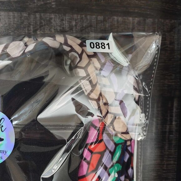 Trina Trunk Women Black Geometric Printed Jersey Office Resort-wear Church Dress - Picture 11 of 11